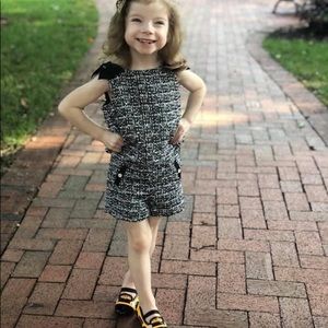 Janie and Jack Tweed Set with shorts Adorable Preschool Back to school outfit